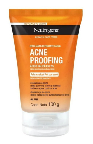 Neutrogena Acne Proofing Exfoliante Facial Oil Free 100g