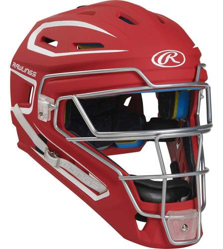Rawlings Mach Series Baseball Catcher's Helmet With Impax Pa