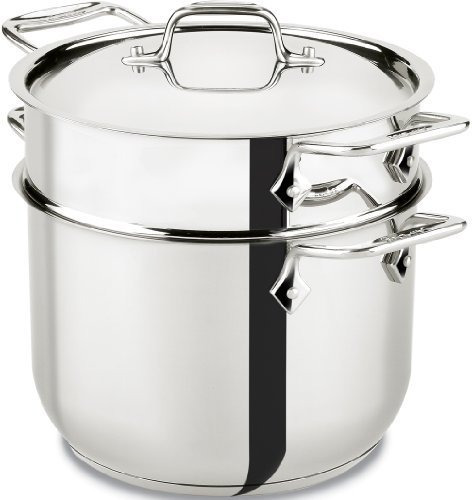 Stockpot De Acero Inoxidable, Multi-pot Con Colador 6 Qt