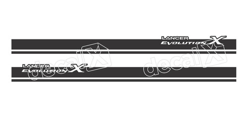 Kit Adesivo Mitsubishi Lancer Evolution X Imp25