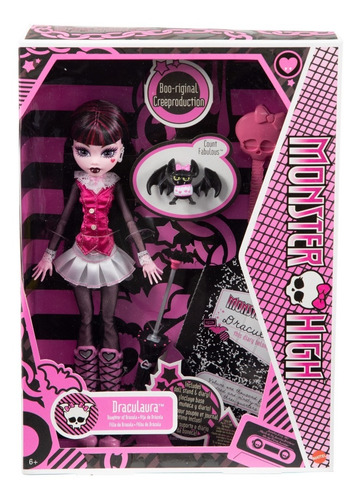 Muñeca Monster High Draculaura Con Accesorios