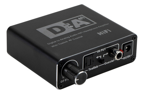 Conversor De Áudio Coaxial Óptico Digital Dac Converte Bidir