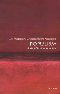 Book : Populism: A Very Short Introduction (very Short In...
