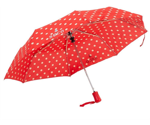 Paraguas London Lunares Rojo