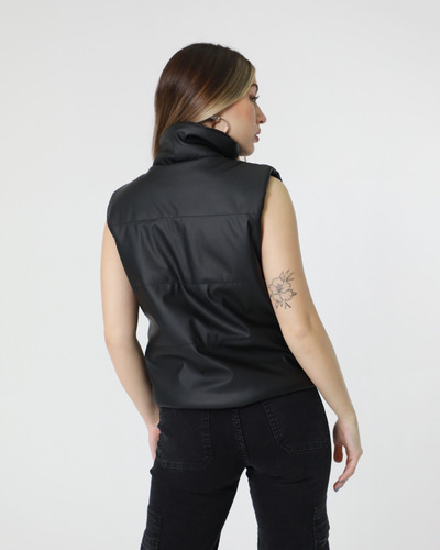 Chaleco Mujer Engomado Puffer Talles Grandes Y Especiales