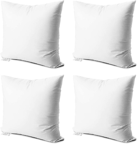 Edow Throw Pillow Inserts, Juego De 4 Almohadas Decorat...