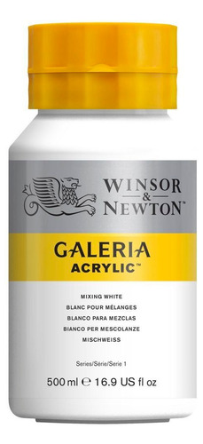 Tinta Acrílica Galeria 500ml Winsor Newton Mixing White 415