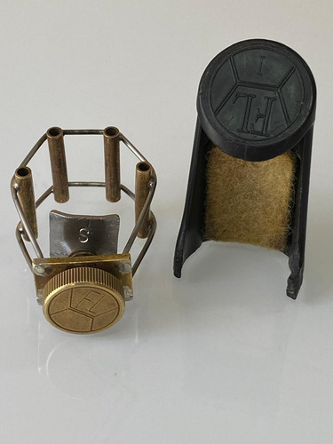 Abraçadeira François Louis Ultimate Sax Soprano - Boq. Metal Dourado-escuro (Usado)