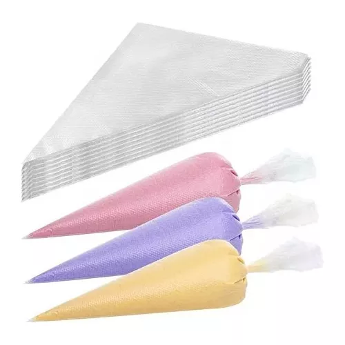 YOUYIKE 100 Piezas Manga Pastelera Desechables, Manga Pastelera  Transparente Profesional, Tamaño Grande, Plástico Manga Pastelera para  Decoración de Pasteles y Galleta (35cm) : : Hogar y cocina