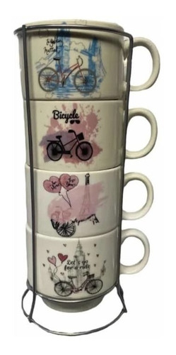 Tazas De Café Con Colgador 4tzs 