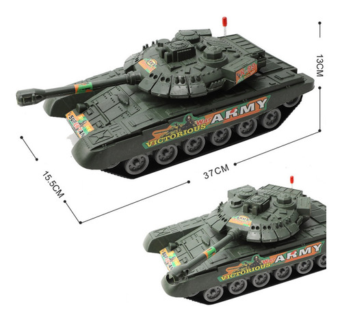 1pc Tamanho Grande Inercial Tanque Toy Engraçado Crianças Ta