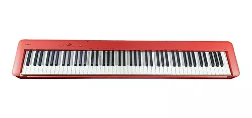 Piano Digital Casio Cdp-S160 Vermelho Kit Completo - Super Sonora