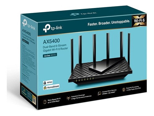 Router Tp-link Ax5400 Wifi Doble Banda Gigabit 5ghz