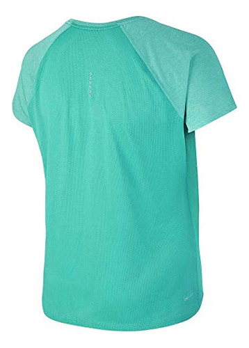 Dri Fit Miler Top Turbo Green Camiseta Running Para Dama