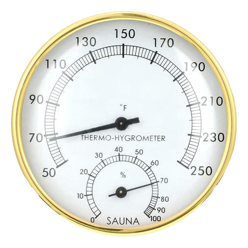 Termómetro De Sauna 2 En 1 Fahrenheit, Termómetro De Sauna Y