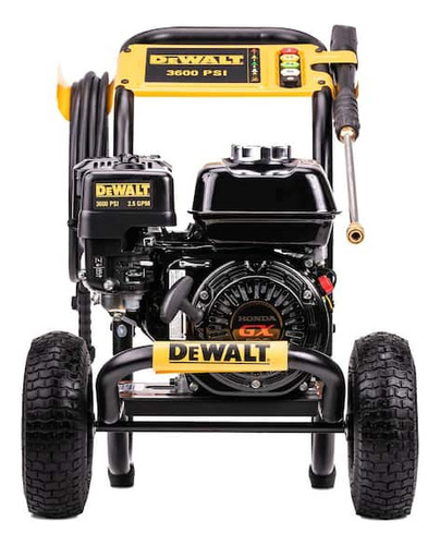 Hidrolavadora Dewalt 3600 Psi Motor A Gasolina Motor Honda Color Amarillo Frecuencia 50