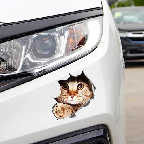 Adesivos de carro gato preto dos desenhos animados Decalque impermeável  para corpo do carro Decoração de janela Decalques de vinil Cat Auto -  AliExpress