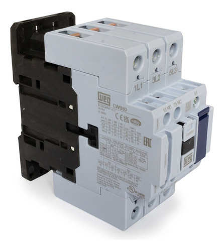 Contator Tripolar Weg 50a 220vca 1na + 1nf Cwb50-11-30d23