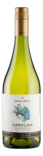 Vinho Chardonnay Santa Carolina Reserva 2017 750 ml em um estojo de sem estojo