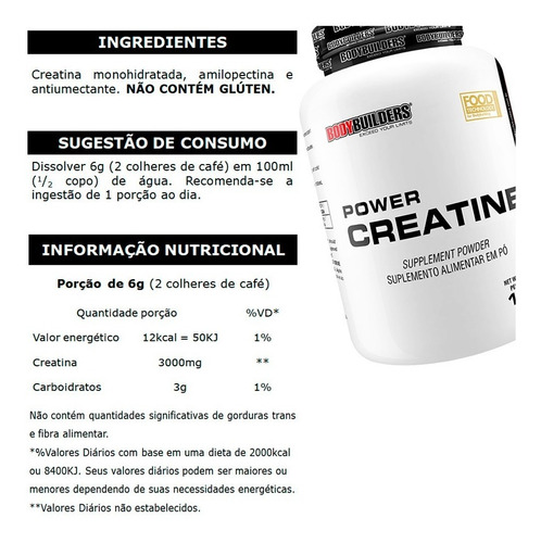 Imagem 4 de 6 de Combo Duplo Whey Protein + 2x Bcaa + 2x Creatina + Shaker