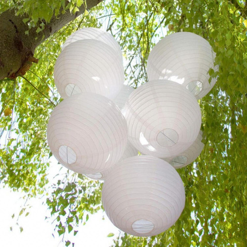 Imagen 4 de 9 de Pantalla De Papel Lampara Globo Decoración 35 Cm