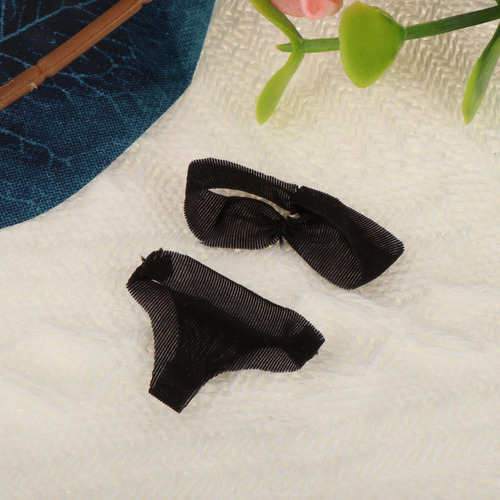 1/12 Boneca Feminina Roupas Sutiã E Roupa Interior, Preto
