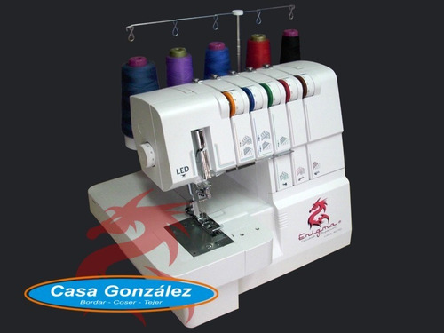 Imagen 2 de 6 de Máquina Overlock, Collareta Y Tapacostura Enigma Lock 4070