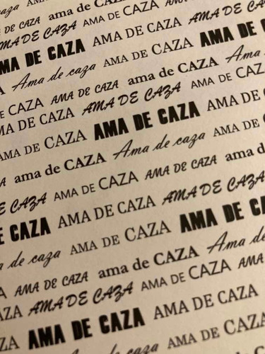 Libro Ama De Caza Karina Macció Editorial Lisboa