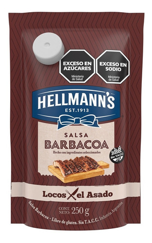 Hellmann's Salsa Barbacoa Doypack X 250 Gr