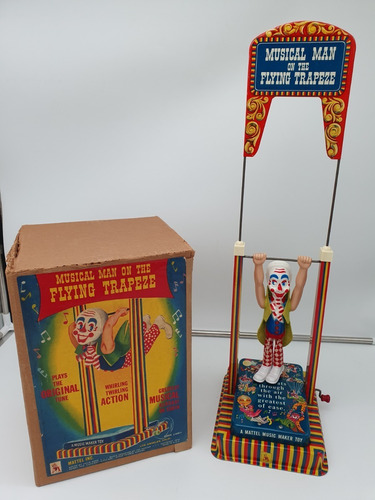 Payaso Trapecista Vintage Antiguo 1953 De Lámina No Funciona