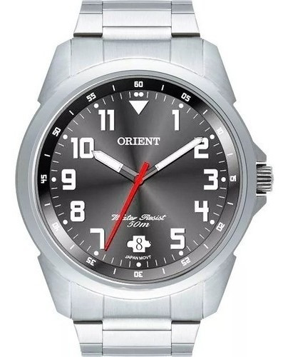 Relogio Masculino Orient Analogico Mbss1154a G2sx Aço Prata