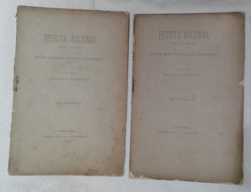 2 Revista Nacional Dicc. Argentinismos Benigno Martinez 1887