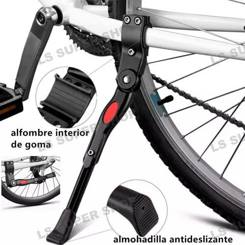Wh 2 Pata Cabra Bicicleta Bici Ajustable Aluminio+2 Campanas