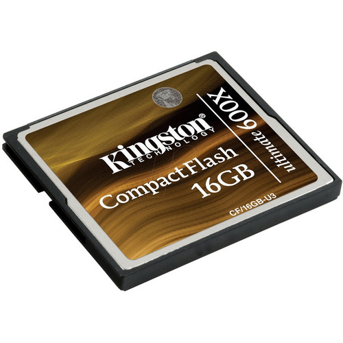Compact Flash 16gb Kingston 600x 90mb/s Cf/16gb-u3