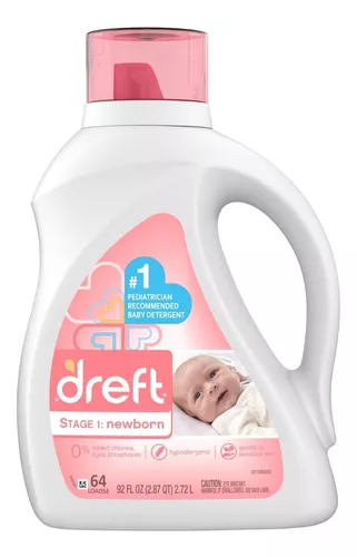 comprar Detergente Dreft Concentrado Para Bebe 64ld 2,72lt