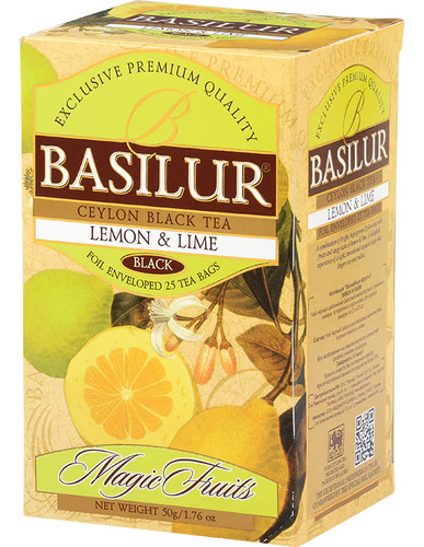 Te Basilur Te Negro Con Limon Lima 25s Magic Fruit Black Tea