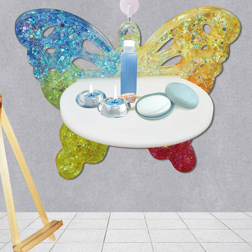 Molde De Silicona Con Forma De Mariposa Grande, 2 Unidades,