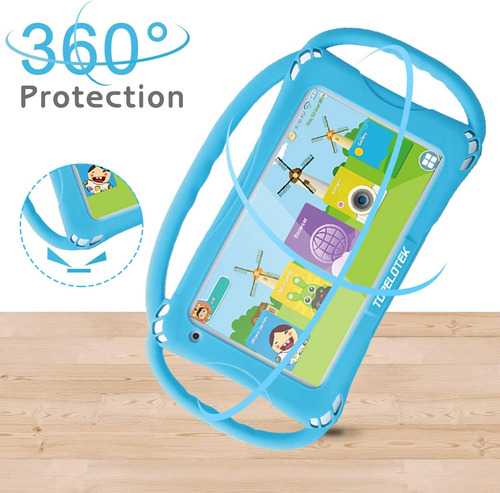 Tableta Infantil Topelotek, Android, 32 Gb 7 Azul
