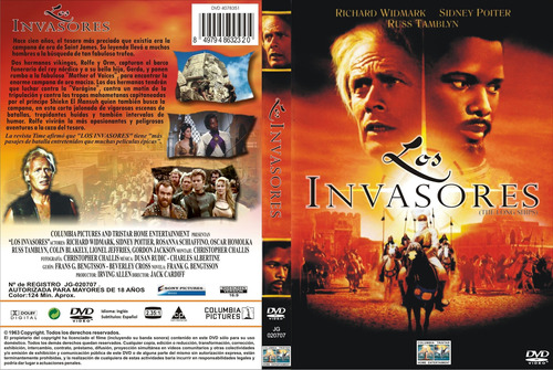 Los Invasores- The Long Ships- Vikingos- Richard Widmark Dvd