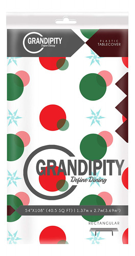 Grandipity - 1 Paquete De Mantel De Plstico De Excelente Cal