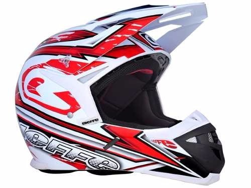 Capacete Fibra De Carbono Trial Bieffe Mx Tech