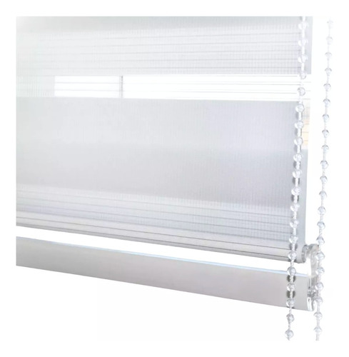 Cortinas Roller Duo Día/noche Zebra 120x160 Blanca R5614