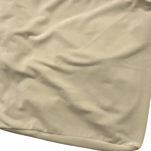 Funda Otomana Cuadrada De Terciopelo Lavable Gris Pardo