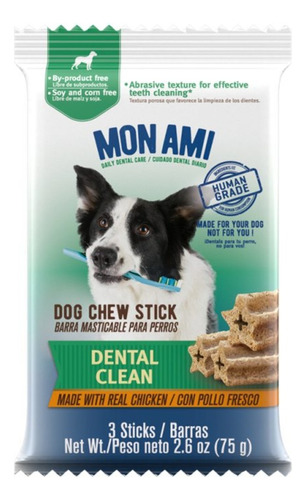 Mon Ami Saludable Snack Dental Milky Sticks Clean Para Perro