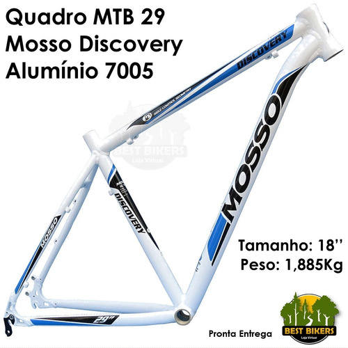 Quadro Mosso Discovery Mtb29 Alumínio7005 Bicicleta Bike T18