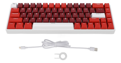 Teclado Para Juegos Con Cable De 68 Teclas, 60 Por Ciento Me