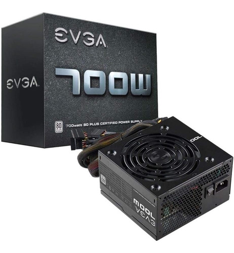 Fuente Poder Evga 700w W1 80 Plus White Atx 100-w1-0700-k1