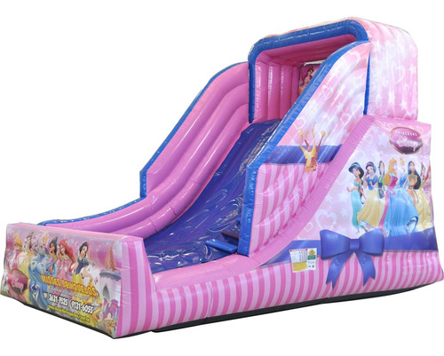 Tobogã Hiper Princesas Com Motor Soprador