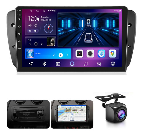 Estéreo Para Seat Ibiza 2008-2015 Android 4+32g Carplay Wifi Seat Ibiza 2008-2015