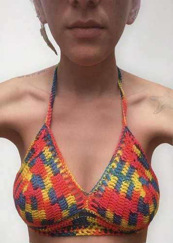 Crop Top Bikini Modelo Jazmín Dame Mi Lana Temporada 2020